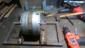 Гриндер с двигателем от стиральной машины. #1