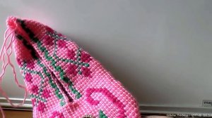 Следки тунисским крючком. Вязание следков крючком. Тапочки крючком.