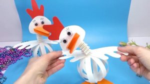 4 ways paper chickens for easter easy and fun | Easy paper crafts