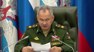 Вступительное слово Министра обороны РФ С.К.Шойгу на коллегии МО РФ