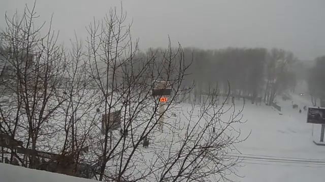 Ускоренная съёмка города #2 Снегопад ( Fast Motion #2 Snowfall ) смотреть онлайн