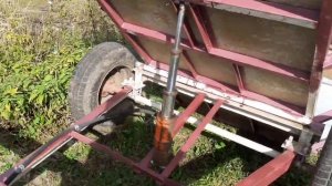 Прицеп самодельный к  минитрактору мтз132, первое испытание #прицеп#прицепсамодельный#мтз