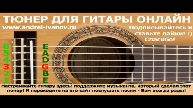 НАСТРОИТЬ ГИТАРУ, ТЮНЕР ГИТАРНЫЙ ОНЛАЙН, настройка струн для акустической и электрической гитары