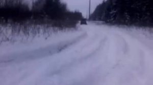 На тракторе т-25 за дровами