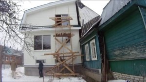 Как собрать девятиметровые леса за полчаса из дюймовой необрезной доски