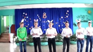 Шуточный танец мальчиков-зайчиков