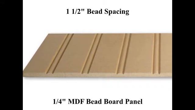 Poplar Frame With MDF Bead Board Panel Cabinet Door With 1.5" Bead Spacing смотреть онлайн