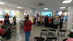#Backstage с фотосъемки общего фото на открытии выставки международного арт-проекта "Ангелы Мира"