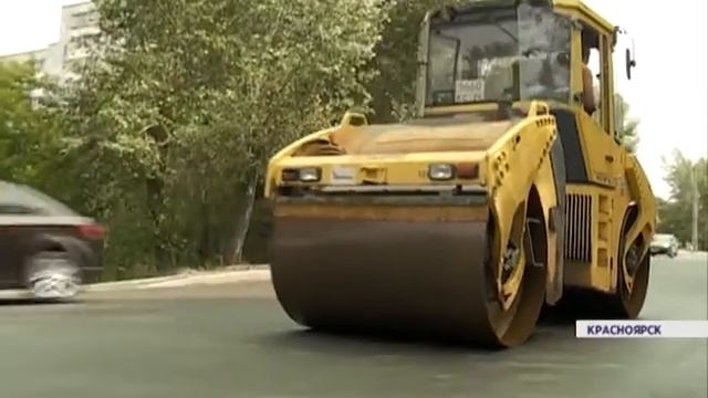 Глава Красноярска Эдхам Акбулатов проверил, как в городе продвигается ремонт улично-дорожной сети смотреть онлайн