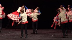 "Колесо", Ансамбль народного танца МГКИ. "Wheel", Folk Dance Ensemble MGKI.