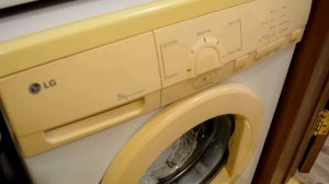 Запуск стиральной машины LG WD-80250NUP 5 кг.