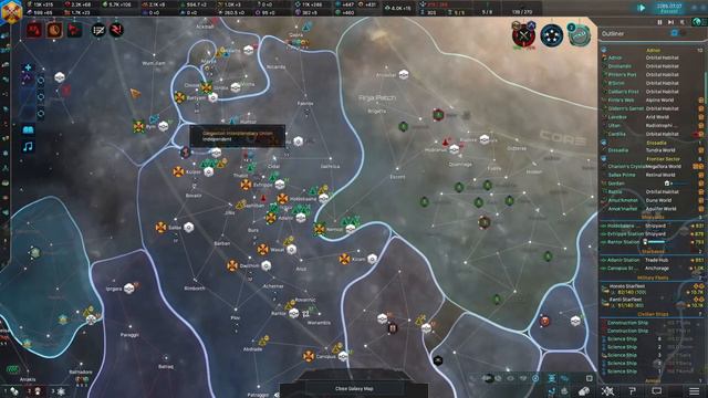 Wojna Dwudziestoletnia | Stellaris Korporacyjne Imperium #8 смотреть онлайн