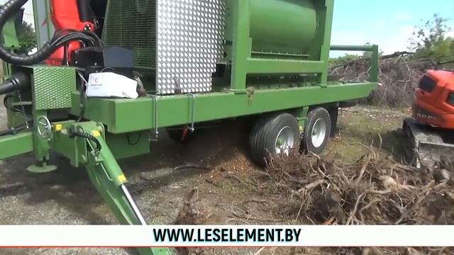 Молотковая дробилка PTT 2000/1200 в действии смотреть онлайн