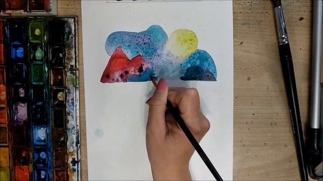 Рисуем акварелью с детьми смотреть онлайн