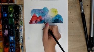 Рисуем акварелью с детьми