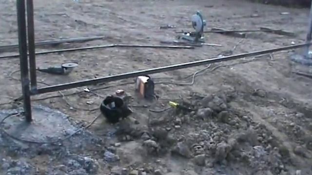 Забор из профнастила с воротами и калиткой
