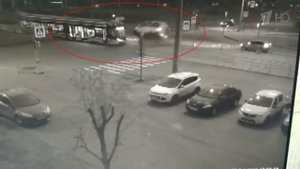 В Санкт-Петербурге столкнулись трамвай и маршрутка