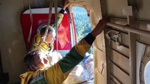 Выброска груза с самолёта АН-2