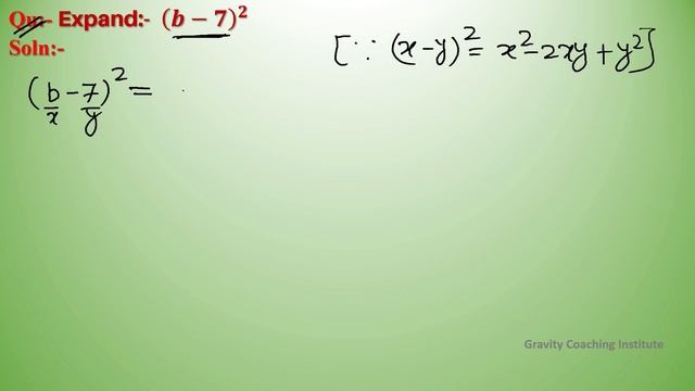 Q21 | Expand (b-7)^2 | Expand b - 7 whole square | Find the square of b-7 | Simplify (b-7)^2 смотреть онлайн