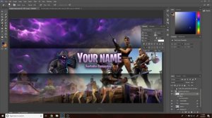 2018 PHOTOSHOP FORTNITE YOUTUBE BANNERS - FREE DOWNLOAD