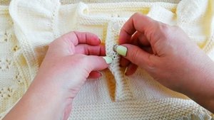 Вязаное платье для девочки . Сарафан для девочки . Детская туника .