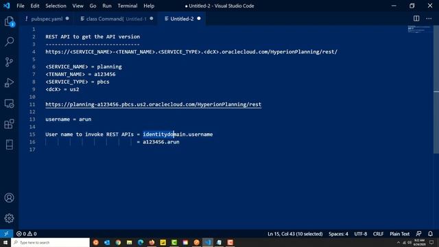 Getting Started with Oracle EPM REST APIs - Part 1: Use Postman To Test REST APIs