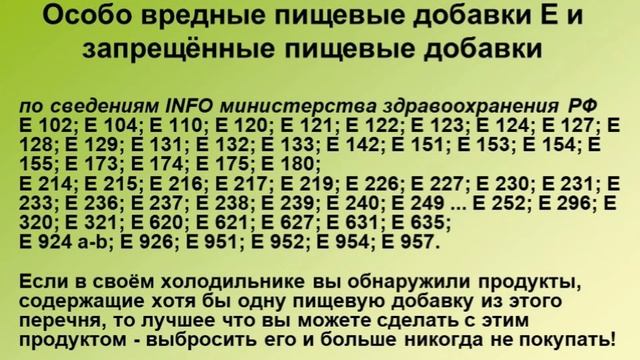 "Проблема качества продуктов питания"