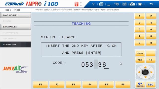 How To Do Car Key Programming | JustAuto Key Programming In Hyundai I20 By CARMAN AUTO I100