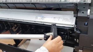 How to insert paper  in plotter Canon TX 4000   En