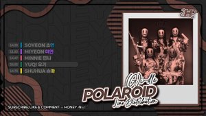 'POLAROID' ((G)I-DLE) – Line Distribution