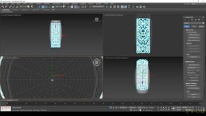 Как сделать вазу  3D Мax. Часть 6. Рельеф. Полигональное моделирование