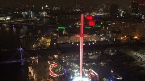 London Eye View at Night 2020