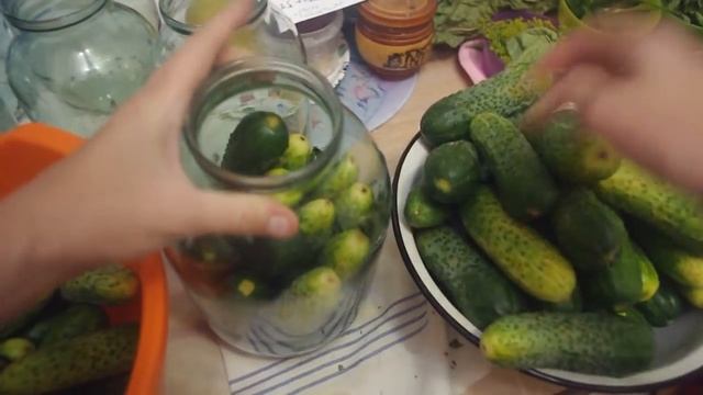 Квашеные огурцы холодным способом на зиму.Консервация огурцов. смотреть онлайн