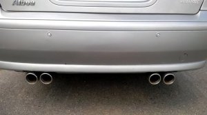 Fiat Albea двойной выхлоп (прямоток)