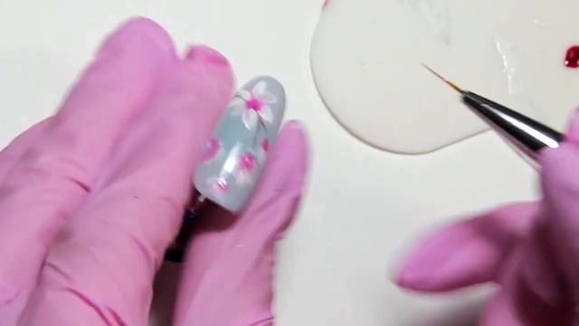 Весенний Дизайн Ногтей / Рисуем Цветущую Сакуру Гель Лаком