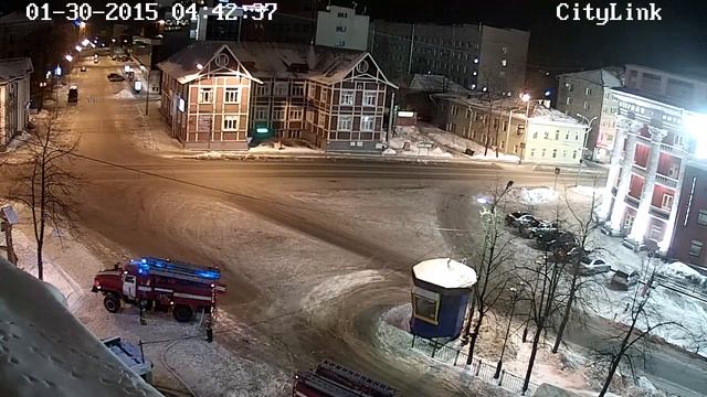 Пожар в центре Петрозаводске смотреть онлайн