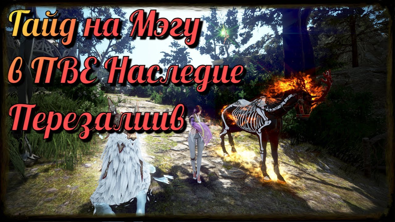 Black Desert / BD: Гайд на Мэгу (в ПВЕ - Наследие и чутка в ПВП) от 29.06.23