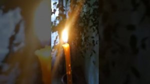 Очищение дома свечей