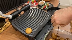 Gegrillte Champignons im Tefal OptiGrill