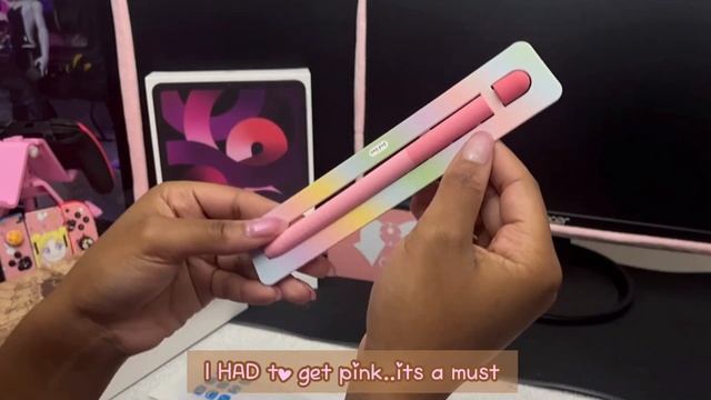 IPad Air 5 (Pink) Unboxing?+Kitty Cam, Apple Pencil, Airpods, Acessories, Kawaii Aesthetic Setup✨ смотреть онлайн