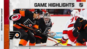 Ураганы @ Флайерз 11/26/21 | NHL Highlights