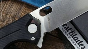 Складной нож НОКС Майор, сталь Crusible CPM S35VN , рукоять черная G10