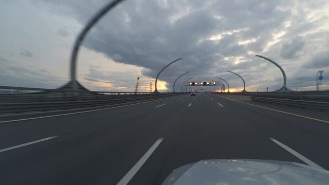 2019.07.10. Погода Петербург. Вечер. Длинная поездка. 4 камеры.