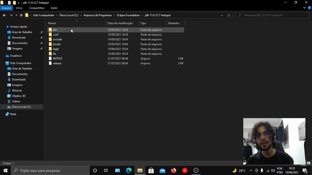 Instalando o Java no Windows 10 смотреть онлайн