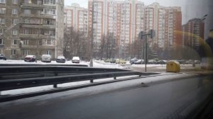 188 маршрут автобуса. 30.12.2020 год. Москва.