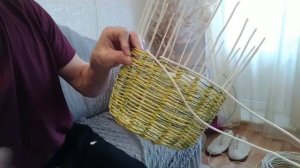 ПЛЕТЁНАЯ КОРЗИНКА ИЗ ПРОВОЛОКИ