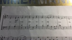 По просьбе подписчика.Полихронион.Нотный разбор.Яичкова Д. изложение в мажоре И. Валяева