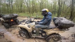 ОТКРЫЛ СЕЗОН КУПАНИЯ!) квадроциклы YAMAHA Grizzly 700, SYM QuadRaider 600, KAWASAKI BrutForce 750