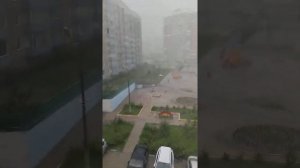 Мощный град красноярск 27.06.22г (15:00 дня)