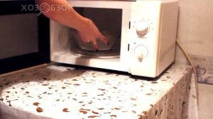 Как отмыть микроволновку содой